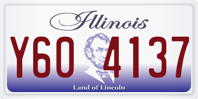 IL license plate Y604137