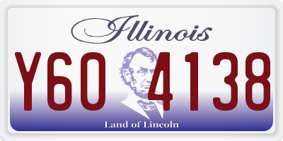 IL license plate Y604138