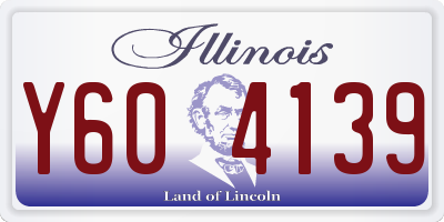 IL license plate Y604139