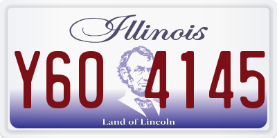 IL license plate Y604145