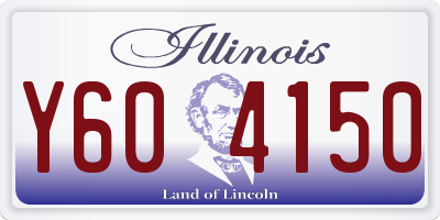 IL license plate Y604150
