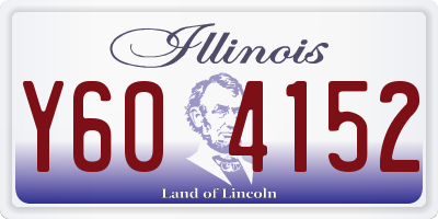 IL license plate Y604152