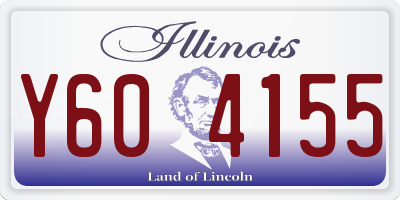 IL license plate Y604155