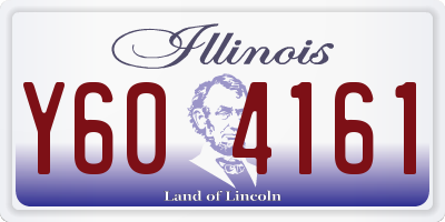 IL license plate Y604161