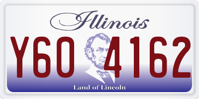 IL license plate Y604162