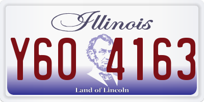 IL license plate Y604163