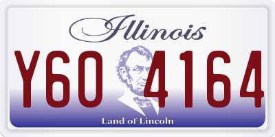 IL license plate Y604164