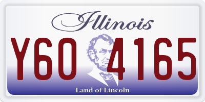 IL license plate Y604165