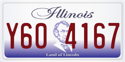 IL license plate Y604167