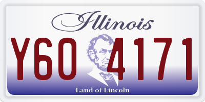 IL license plate Y604171