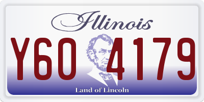 IL license plate Y604179