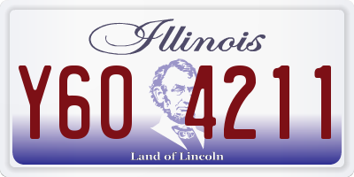 IL license plate Y604211