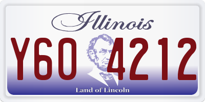 IL license plate Y604212