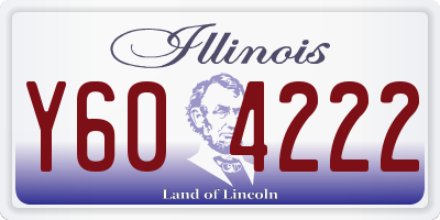 IL license plate Y604222