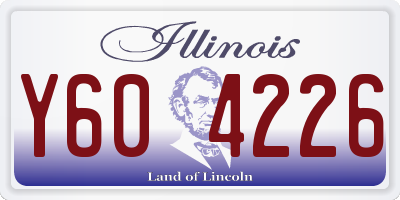 IL license plate Y604226