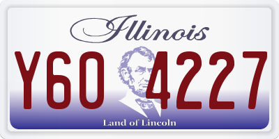 IL license plate Y604227