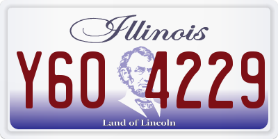 IL license plate Y604229