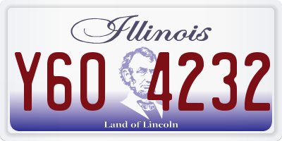 IL license plate Y604232