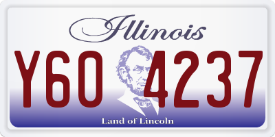 IL license plate Y604237