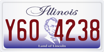 IL license plate Y604238