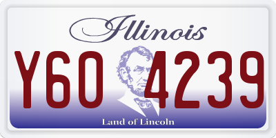 IL license plate Y604239
