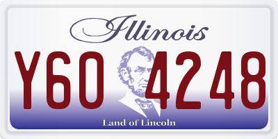 IL license plate Y604248