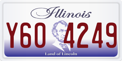 IL license plate Y604249