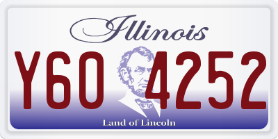 IL license plate Y604252