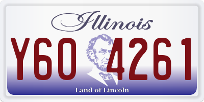 IL license plate Y604261