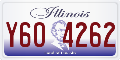 IL license plate Y604262