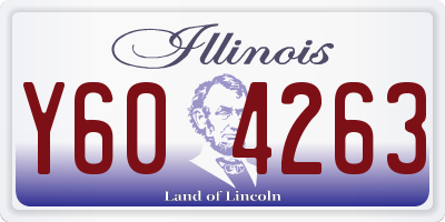 IL license plate Y604263