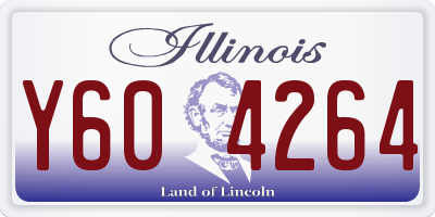 IL license plate Y604264