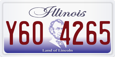 IL license plate Y604265