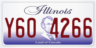 IL license plate Y604266