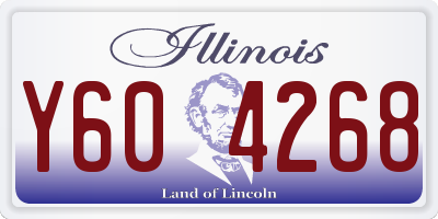 IL license plate Y604268