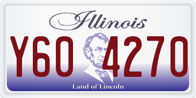 IL license plate Y604270