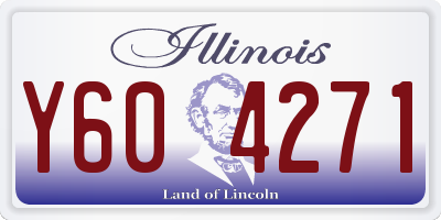 IL license plate Y604271