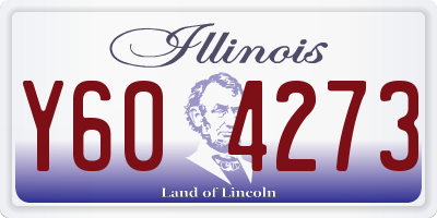 IL license plate Y604273