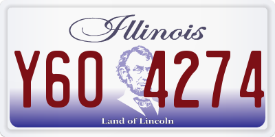 IL license plate Y604274
