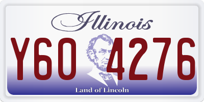 IL license plate Y604276