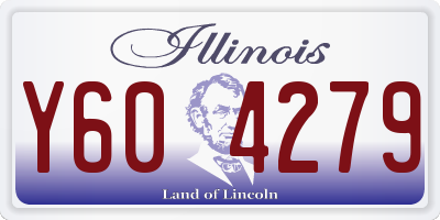 IL license plate Y604279