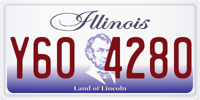 IL license plate Y604280