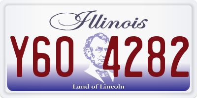 IL license plate Y604282