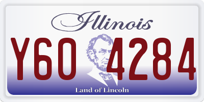 IL license plate Y604284