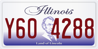 IL license plate Y604288