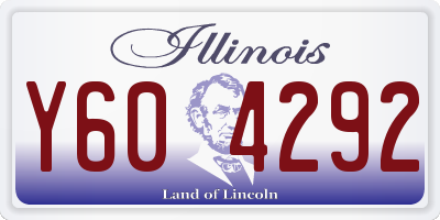 IL license plate Y604292