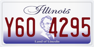 IL license plate Y604295