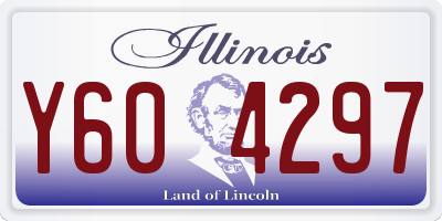 IL license plate Y604297