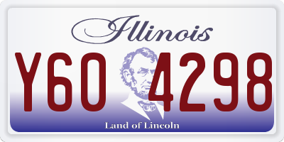IL license plate Y604298