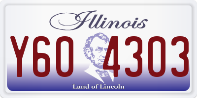 IL license plate Y604303